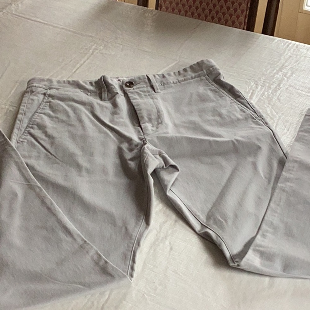 Mens light grey chinos